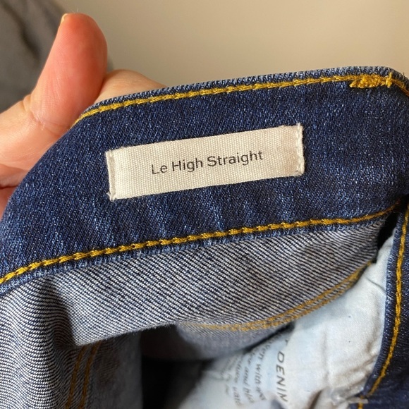 FRAME Le High Straight Jeans // Rosalie - Picture 9 of 12